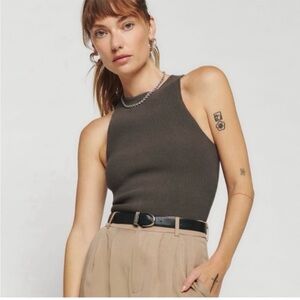 REFORMATION HUDSON RIBBED TANK / SIZE SMALL